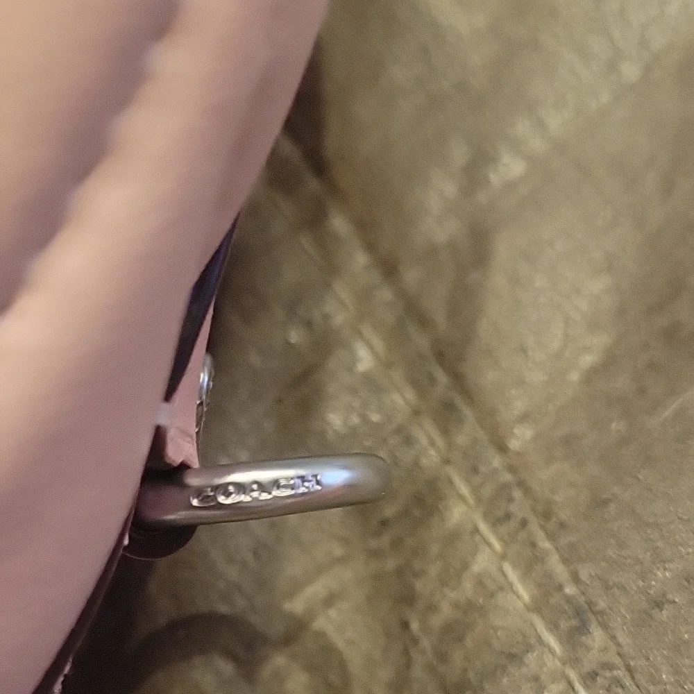 Coach Pink Quilted Handbag - Picture 9 of 9